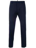 Dsquared2 Cropped Slim Trousers - Blue