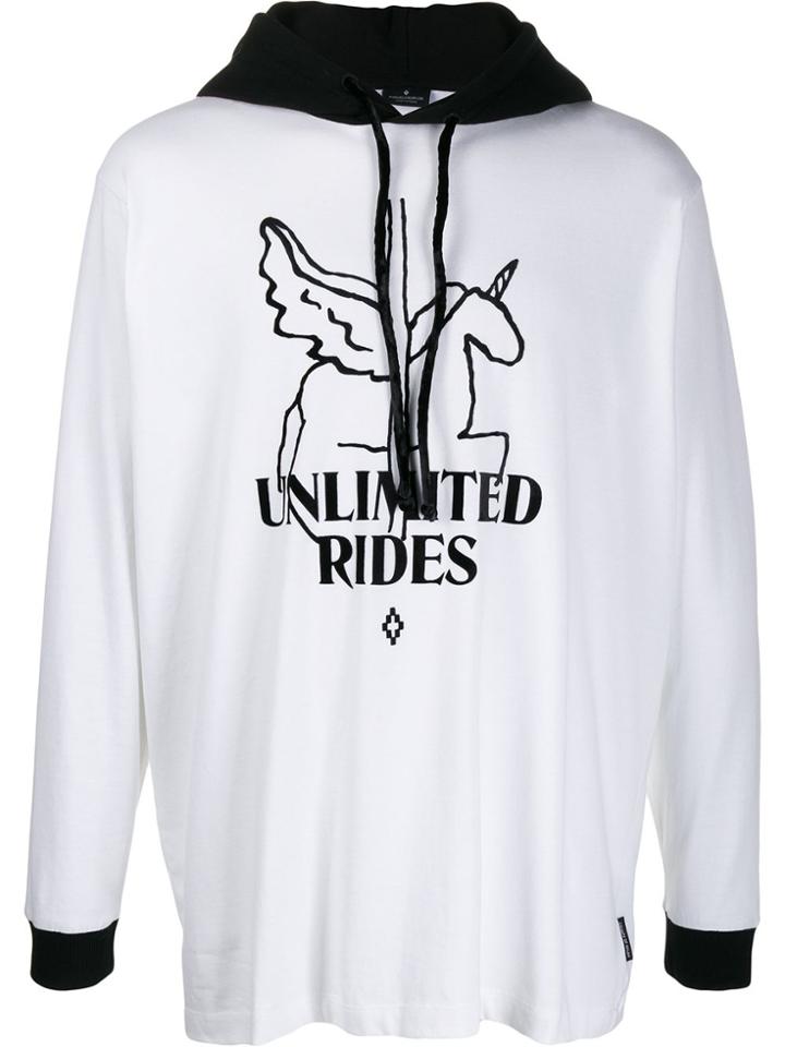 Marcelo Burlon County Of Milan Unlimited Rides Hoodie - White