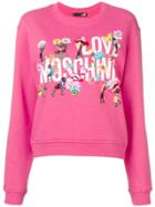 Love Moschino Cherry Blossoms Sweater - Pink