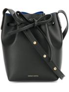 Mansur Gavriel Vegetable Tanned Mini Bucket Bag - Black