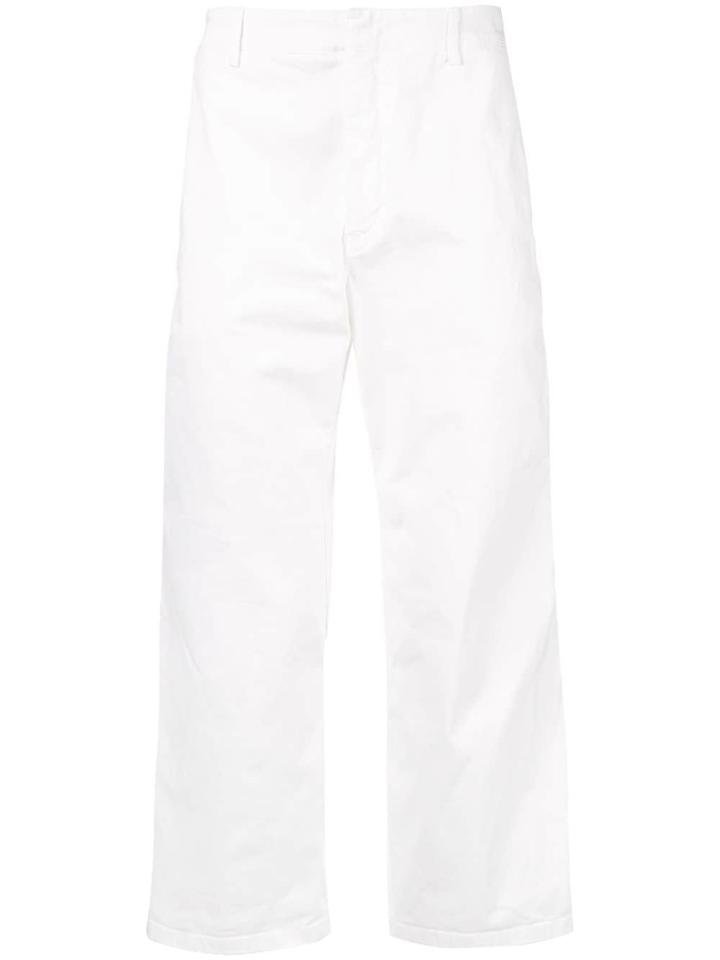 Nº21 Cropped Tailored Trousers - White