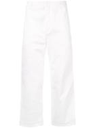 Nº21 Cropped Tailored Trousers - White