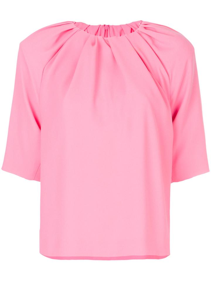 Maison Margiela Pleated Top - Pink & Purple
