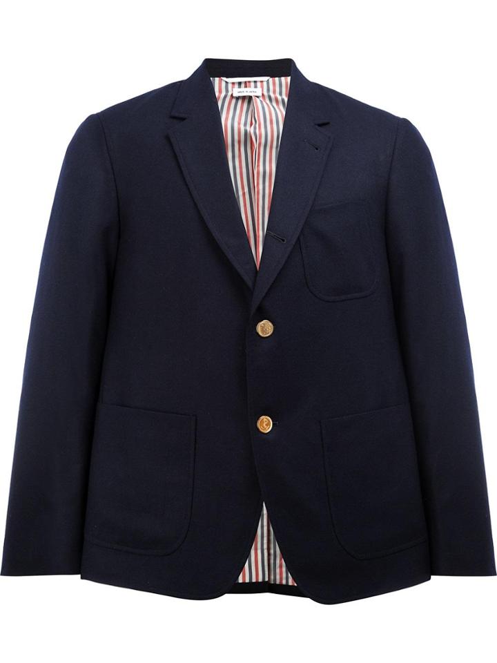 Thom Browne Loose-fit Blazer - Blue