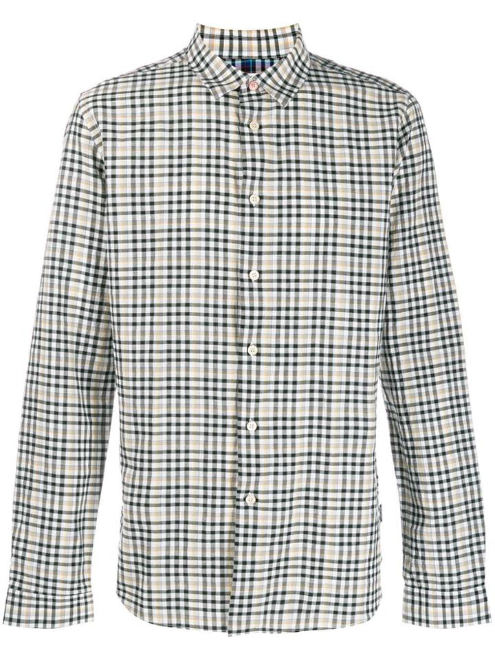Ps Paul Smith Checked Shirt - Black