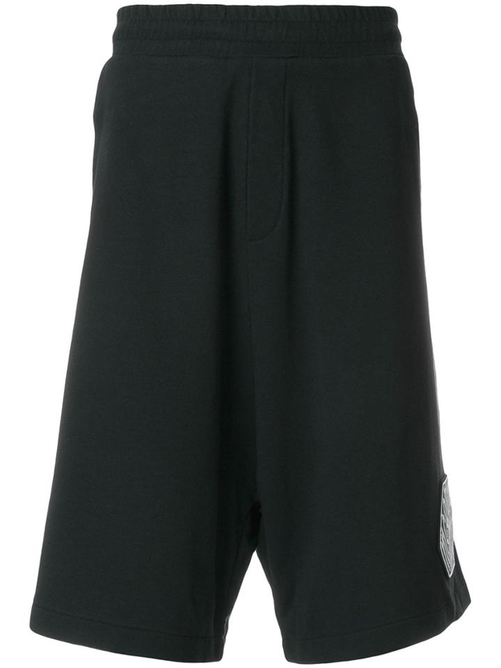 Mcq Alexander Mcqueen Logo Patch Track Shorts - Black