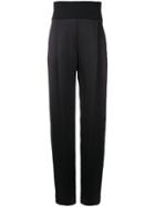 Giorgio Armani Satin Trousers - Black