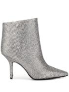 Dondup Pointed Ankle Boots - Silver