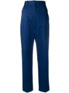 Joseph High-waisted Trousers - Blue