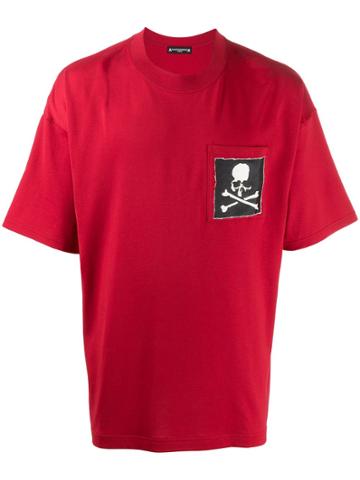 Mastermind Japan Logo Tape Print T-shirt - Red