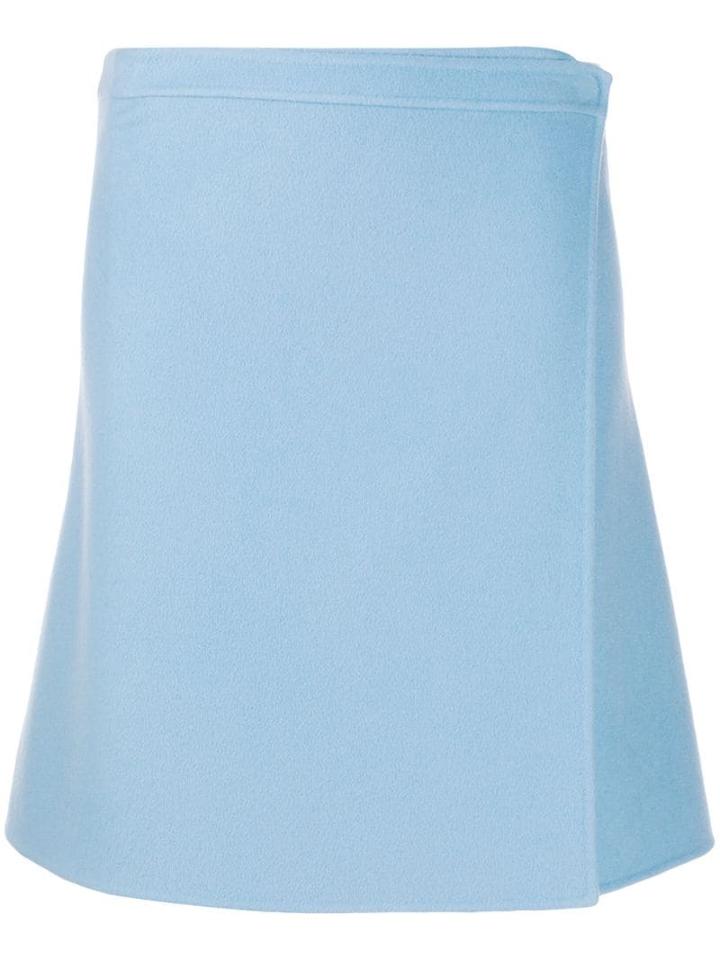 Iris Von Arnim Cashmere Skirt - Blue