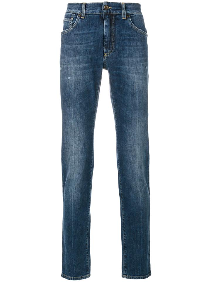 Dolce & Gabbana Comfort Fit Stretch Jeans - Blue