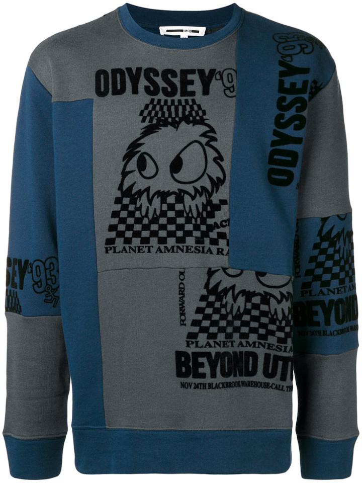 Mcq Alexander Mcqueen Odyssey Sweatshirt - Blue