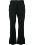 T By Alexander Wang Flared Cropped Trousers - Black