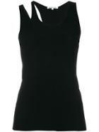 Helmut Lang Cut Out Strap Vest - Black