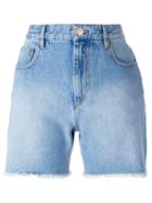 Isabel Marant Étoile Cedar Shorts, Women's, Size: 36, Blue, Cotton