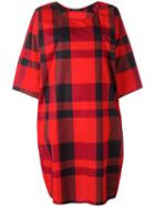Checked Midi Dress - Women - Cotton - 34, Red, Cotton, Sofie D'hoore