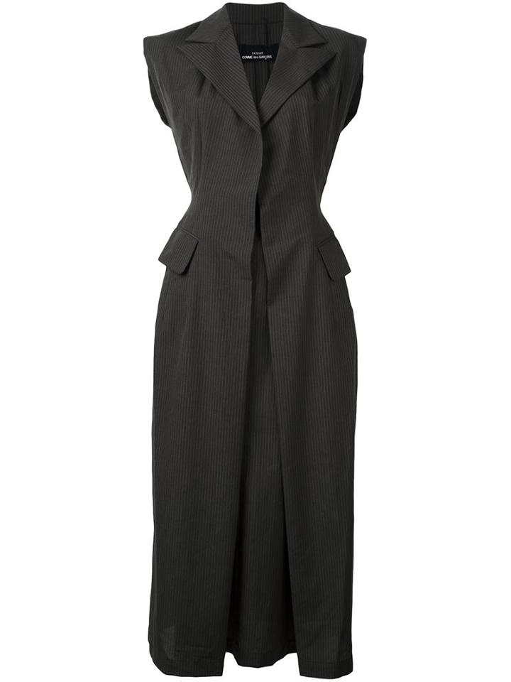 Comme Des Garçons Vintage Tailored Pinstripe Dress