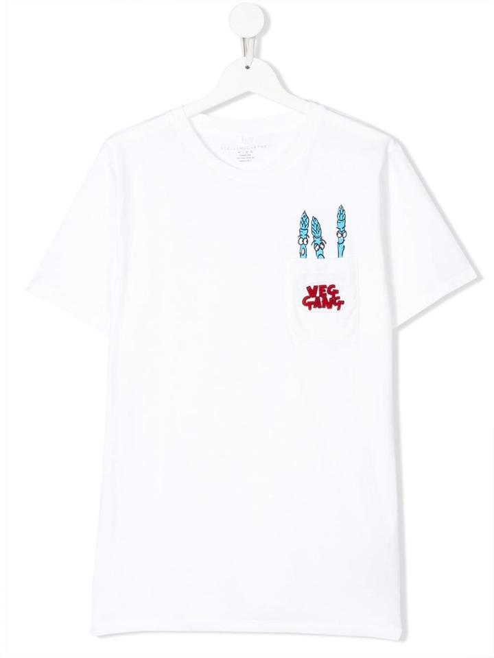 Stella Mccartney Kids Teen Veg Gang T-shirt - White