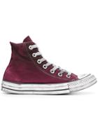Converse Converse 160152c 607 Maroon Leather/fur/exotic Skins->leather