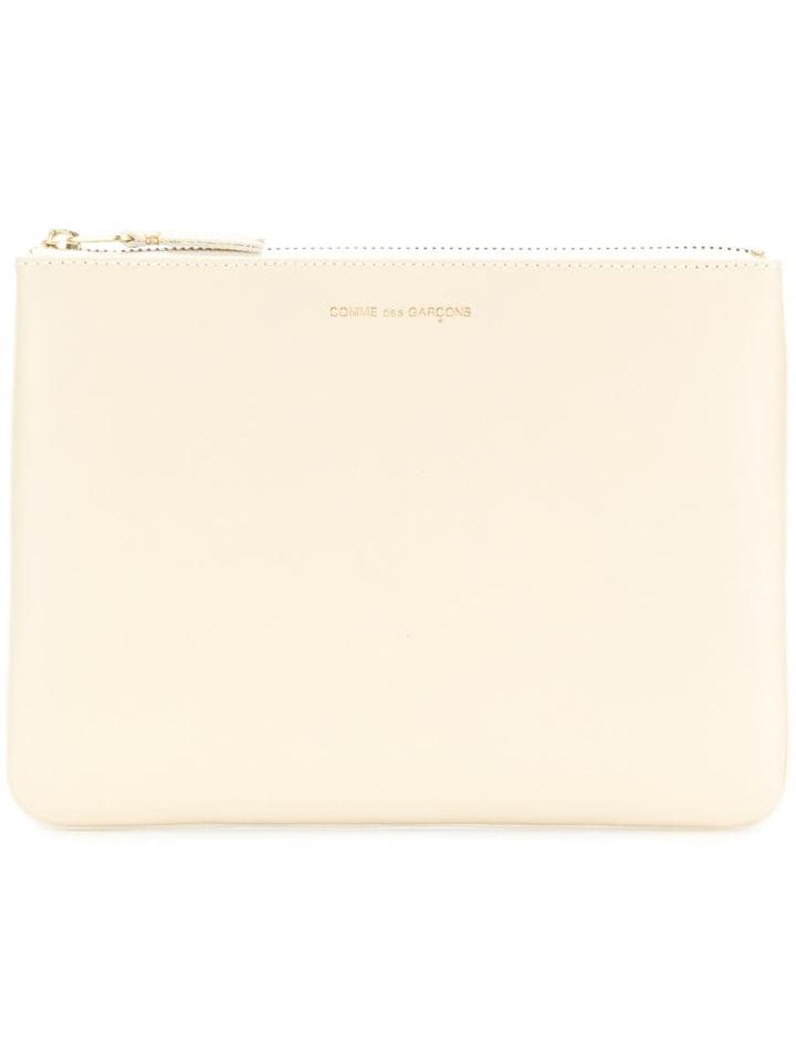 Comme Des Garçons Wallet Classic Clutch - Neutrals