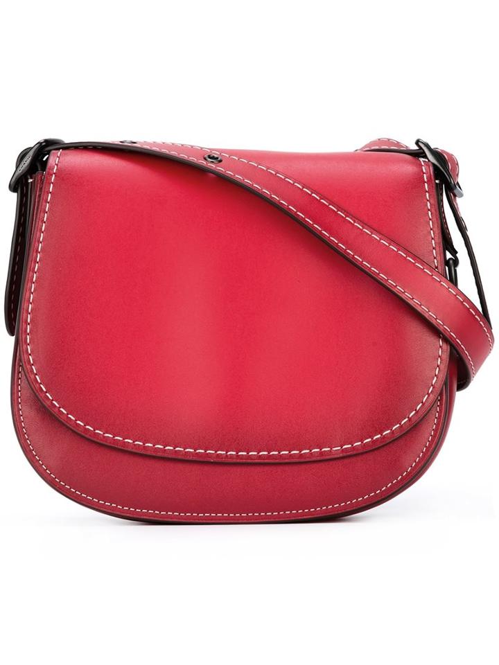 Coach 'saddle' Cross Body Bag, Women's, Red