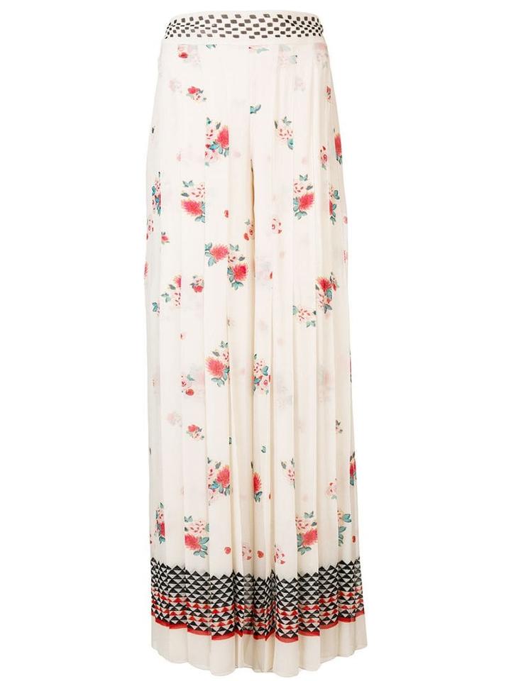 Philosophy Di Lorenzo Serafini Printed Pleated Palazzo Pants -