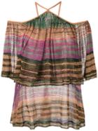 Knitted Blouse - Women - Acrylic/lurex/viscose - Pp, Yellow/orange, Acrylic/lurex/viscose, Cecilia Prado