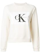 Calvin Klein Jeans Logo Sweatshirt - Nude & Neutrals