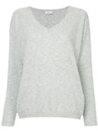 Closed V-neck Sweater - Grey