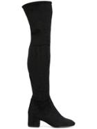 Ash Over The Knee Boots - Black