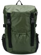 Cabane De Zucca Front Buckle Backpack - Green