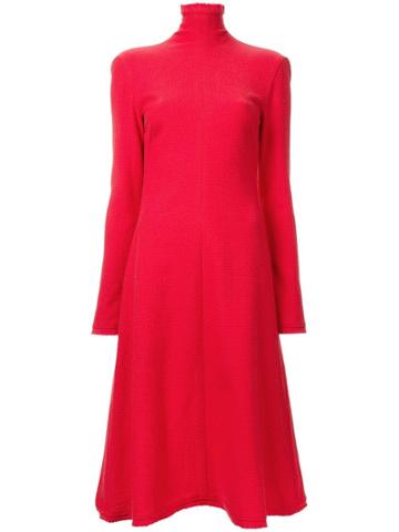 Tatuna Nikolaishvili Cut-out Back Dress - Red