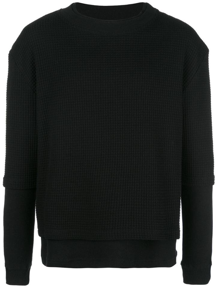 424 Layered Sweatshirt - Black
