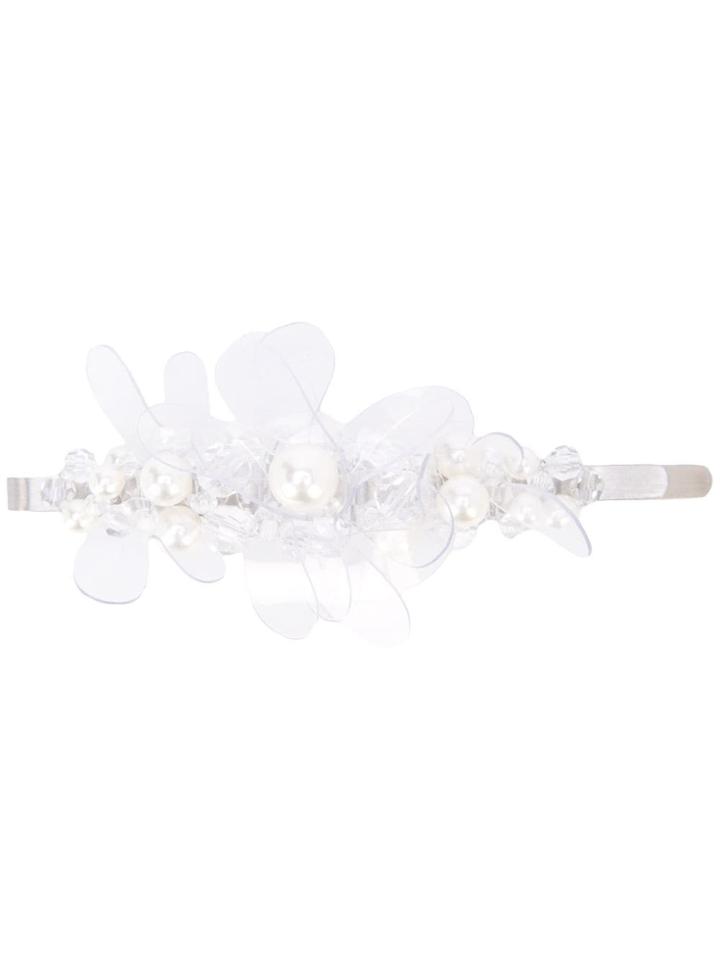 Simone Rocha Pearl Embellished Hair Pin - Silver