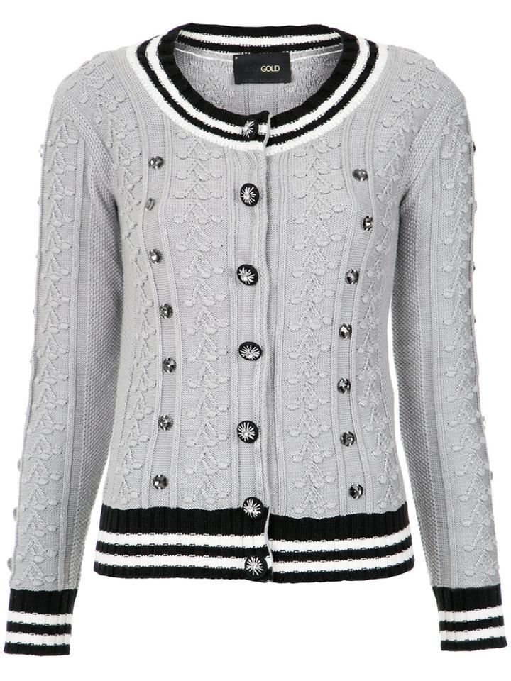 Andrea Bogosian Knit Cardigan - Grey