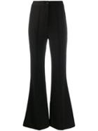 Low Classic Flared Trousers - Black