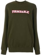 Maison Kitsuné Formidable Print Sweatshirt - Green