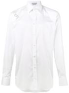 Alexander Mcqueen - White Holster Strap Shirt - Men - Cotton/polyamide/spandex/elastane - 15, Cotton/polyamide/spandex/elastane