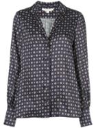 Jonathan Simkhai Scarf Print Collar Shirt - Blue