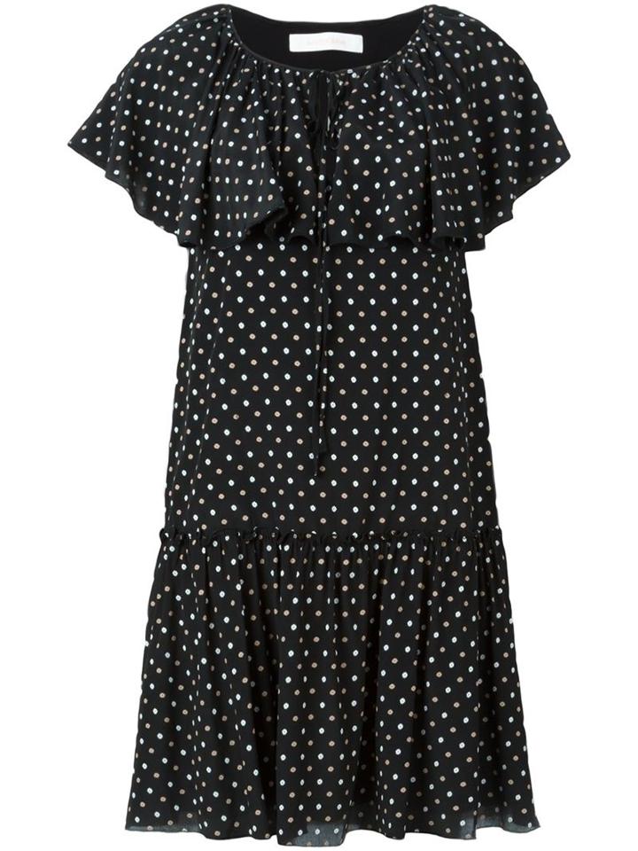 See By Chloé Ruffled Floral Print Dress