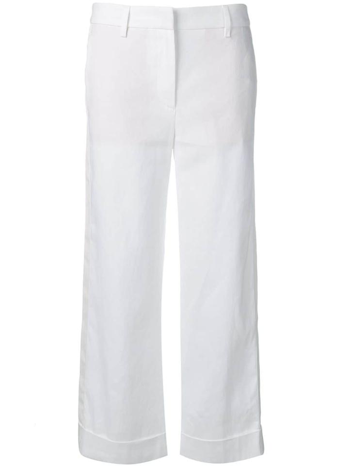 Fabiana Filippi Cropped Straight-leg Trousers - White