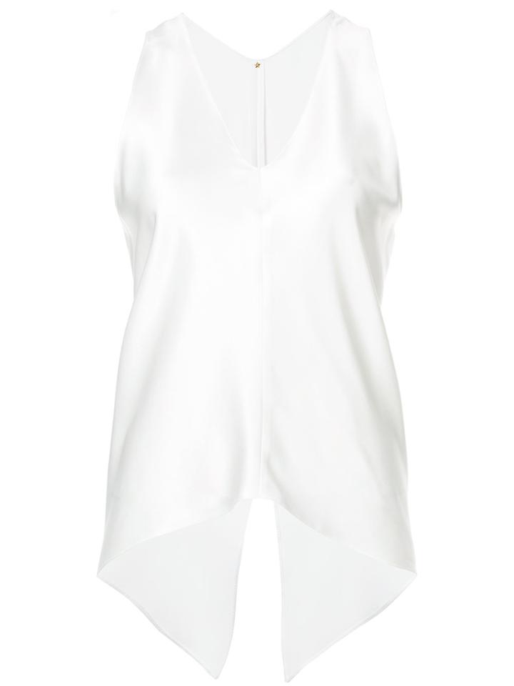 Peter Cohen V-neck Tank Top - White