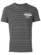 Alexander Mcqueen Striped T-shirt, Men's, Size: Xs, Black, Cotton