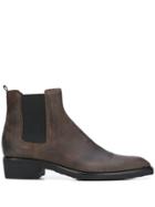 Buttero Distressed Chelsea Boots - Brown