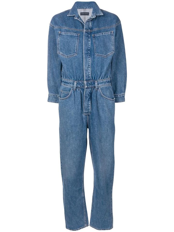 Citizens Of Humanity Longsleeved Belted Jumpsuit - Blue