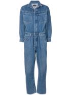 Citizens Of Humanity Longsleeved Belted Jumpsuit - Blue