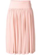 Stella Mccartney Flared Midi Skirt - Pink