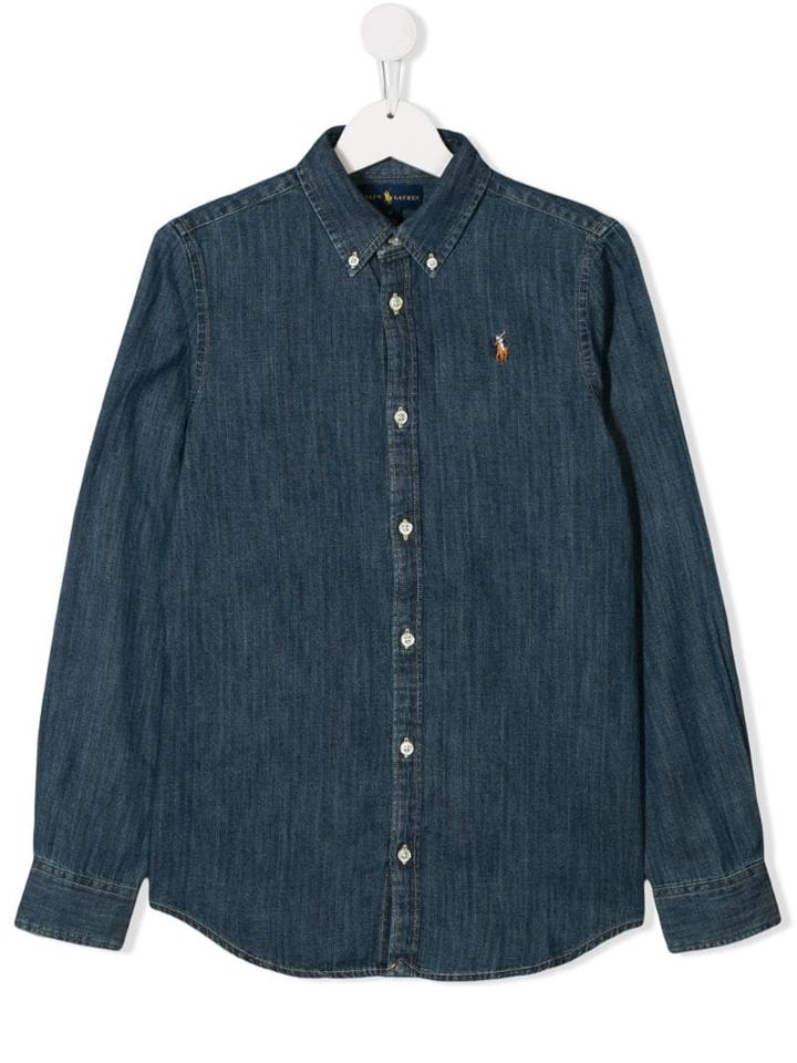 Ralph Lauren Kids Teen Denim Shirt - Blue