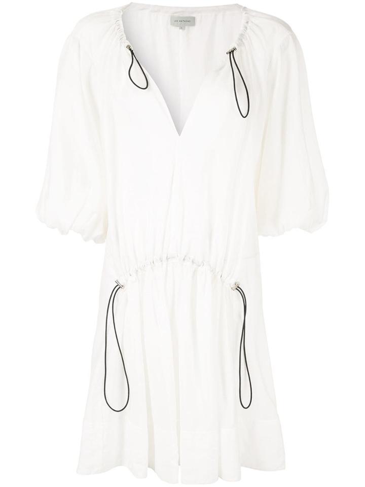 Lee Mathews Avery Tunic Dress - White
